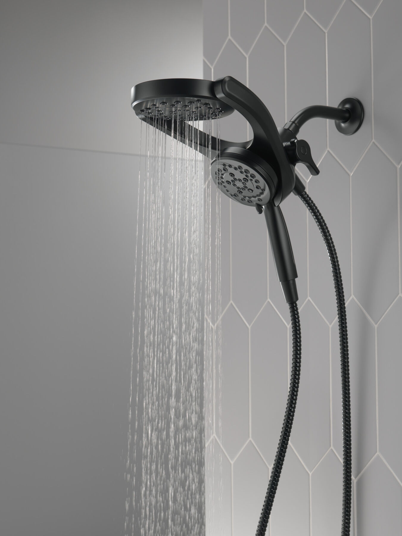 HydroRain® 4-Setting Two-in-One Shower Head (Recertified), image 8