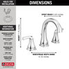 Two Handle Widespread Bathroom Faucet (Recertified)