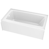 ProCrylic Bathtub 60 in. x 32 in. Left Drain