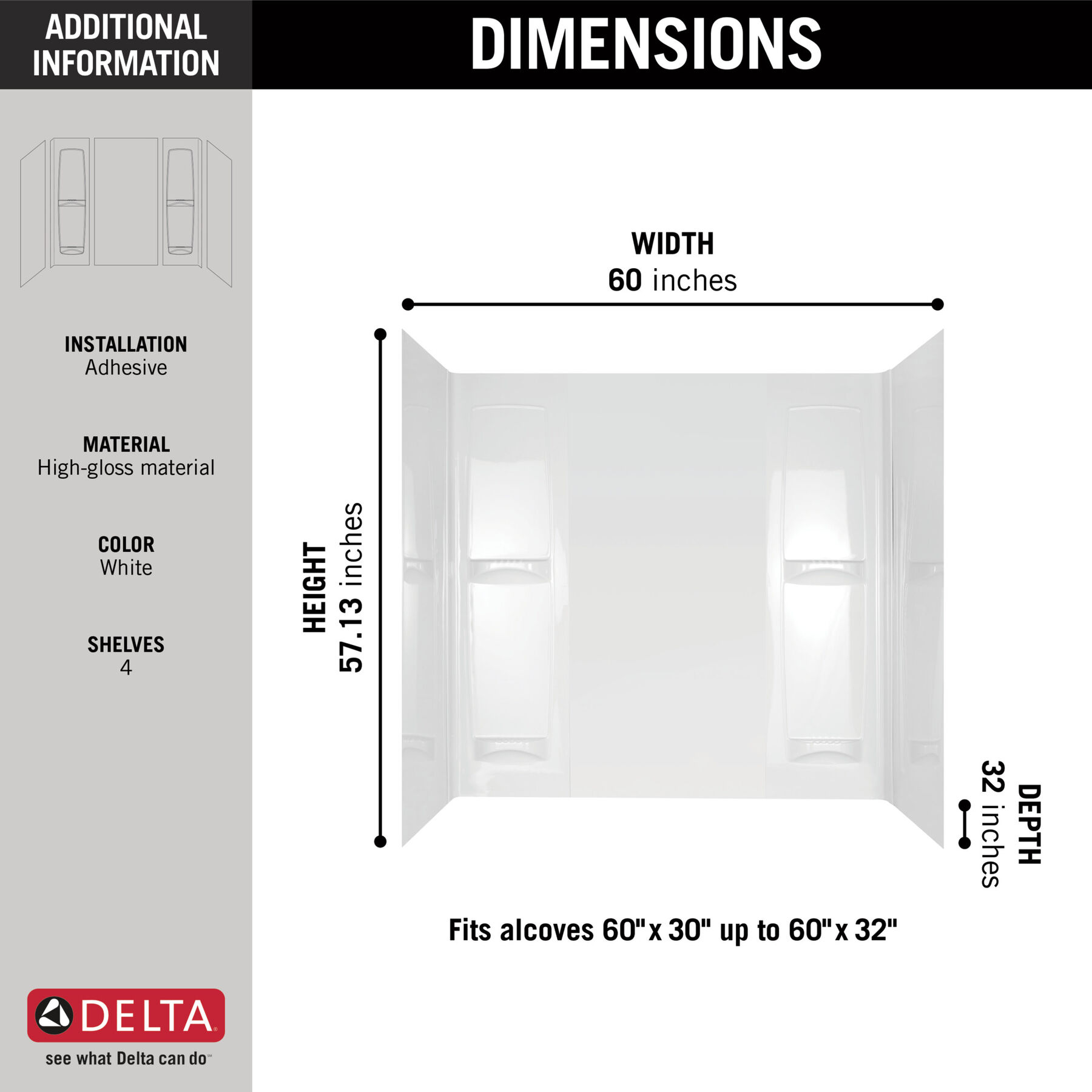 Bathtub Wall Set, image 7