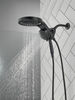 HydroRain® H<sub>2</sub>Okinetic® 5-Setting Two-in-One Shower Head (Recertified)