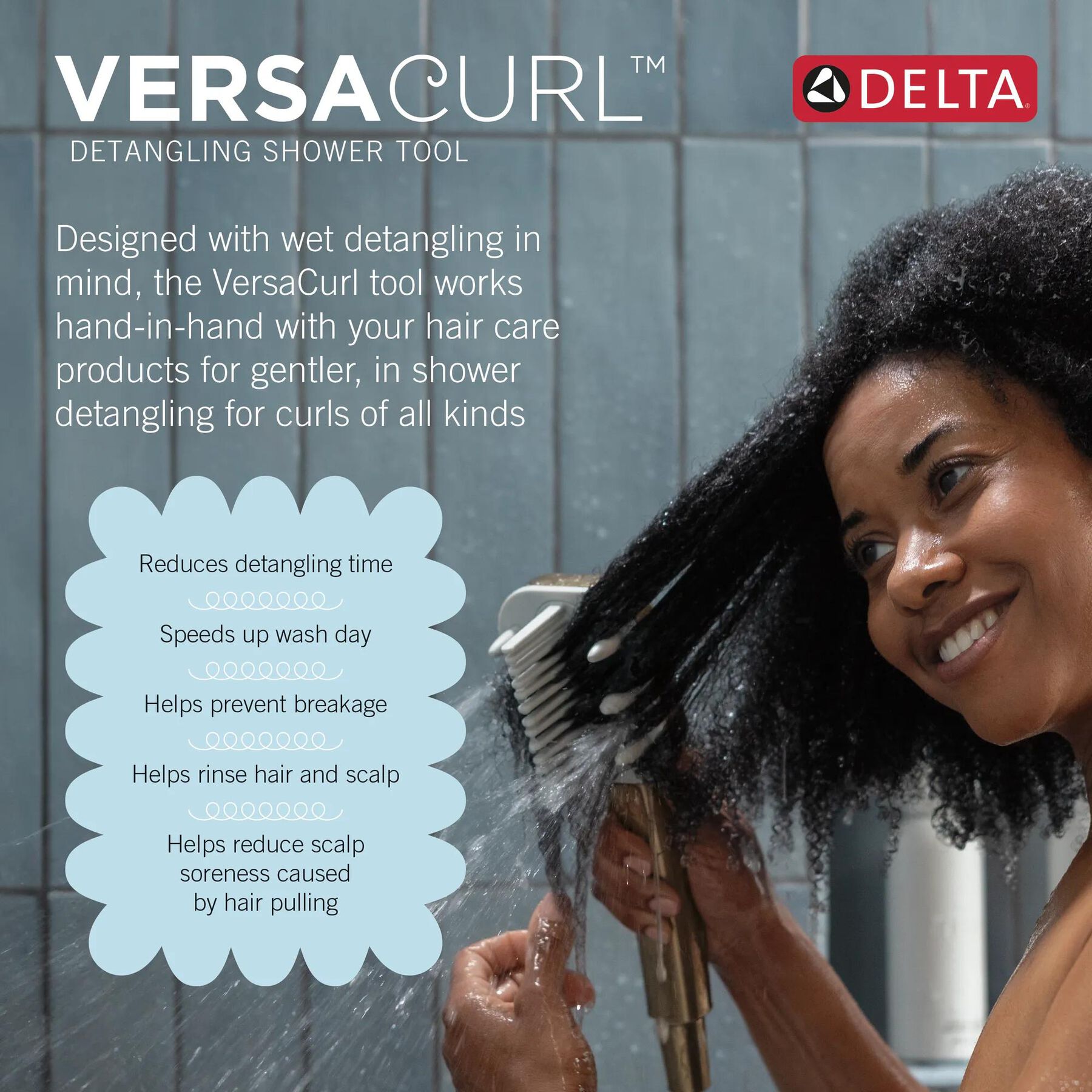 Detangling Shower Tool