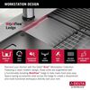 25&rdquo; Workstation Kitchen Sink&nbsp;Drop-In Top Mount&nbsp;16 Gauge&nbsp;Stainless Steel Single Bowl with&nbsp;WorkFlow&trade; Ledge&nbsp;and Accessories