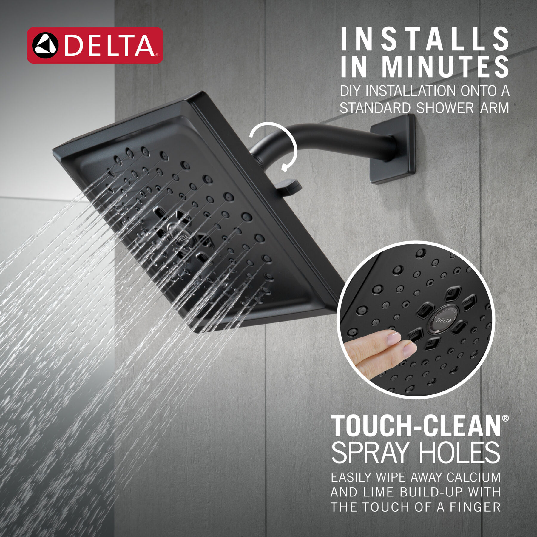 H<sub>2</sub>Okinetic® 3-Setting Raincan Shower Head, image 7