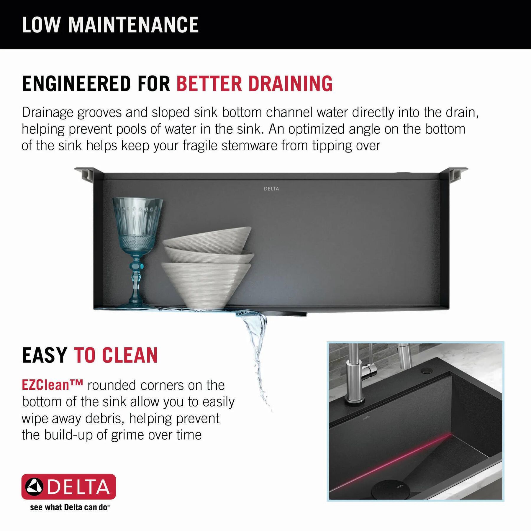 25&rdquo; Drop-In Top Mount&nbsp;16 Gauge Workstation Kitchen Sink Single Bowl&nbsp;with WorkFlow&trade; Ledge and Accessories