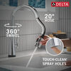 Touch<sub>2</sub>O® Technology Kitchen Faucet with Touchless Technology