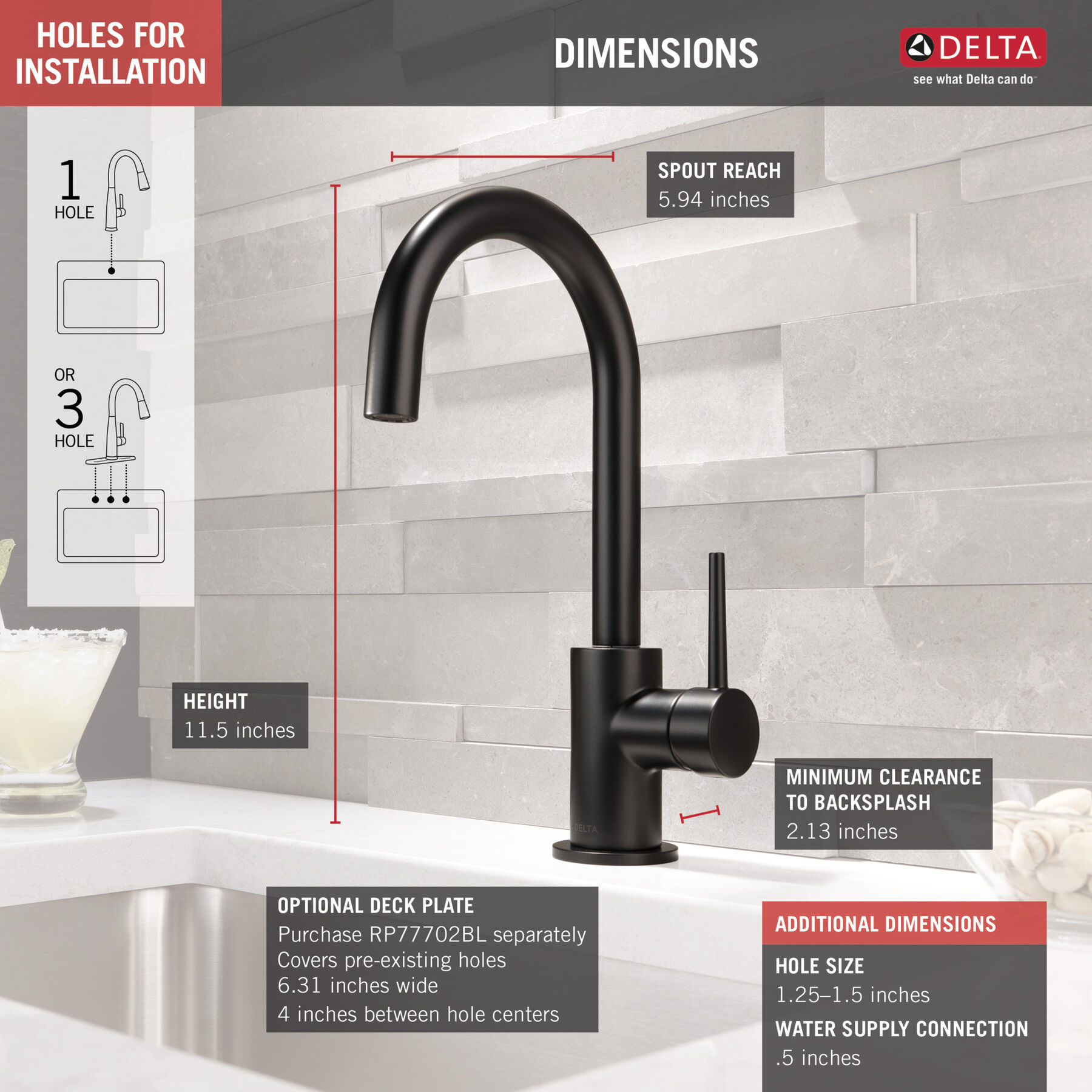 True Bar Limited Swivel (Recertified), image 1