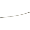 1" x 6' Curved Shower Rod with Brackets, 6" Bow