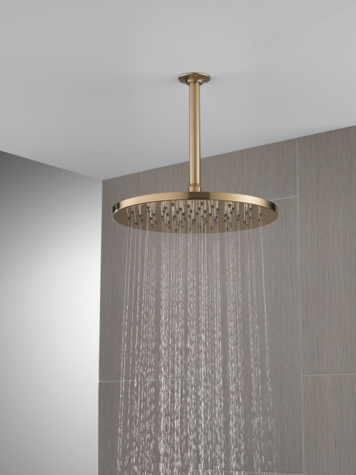 Single-Setting Metal Raincan Shower Head (Recertified), image 3