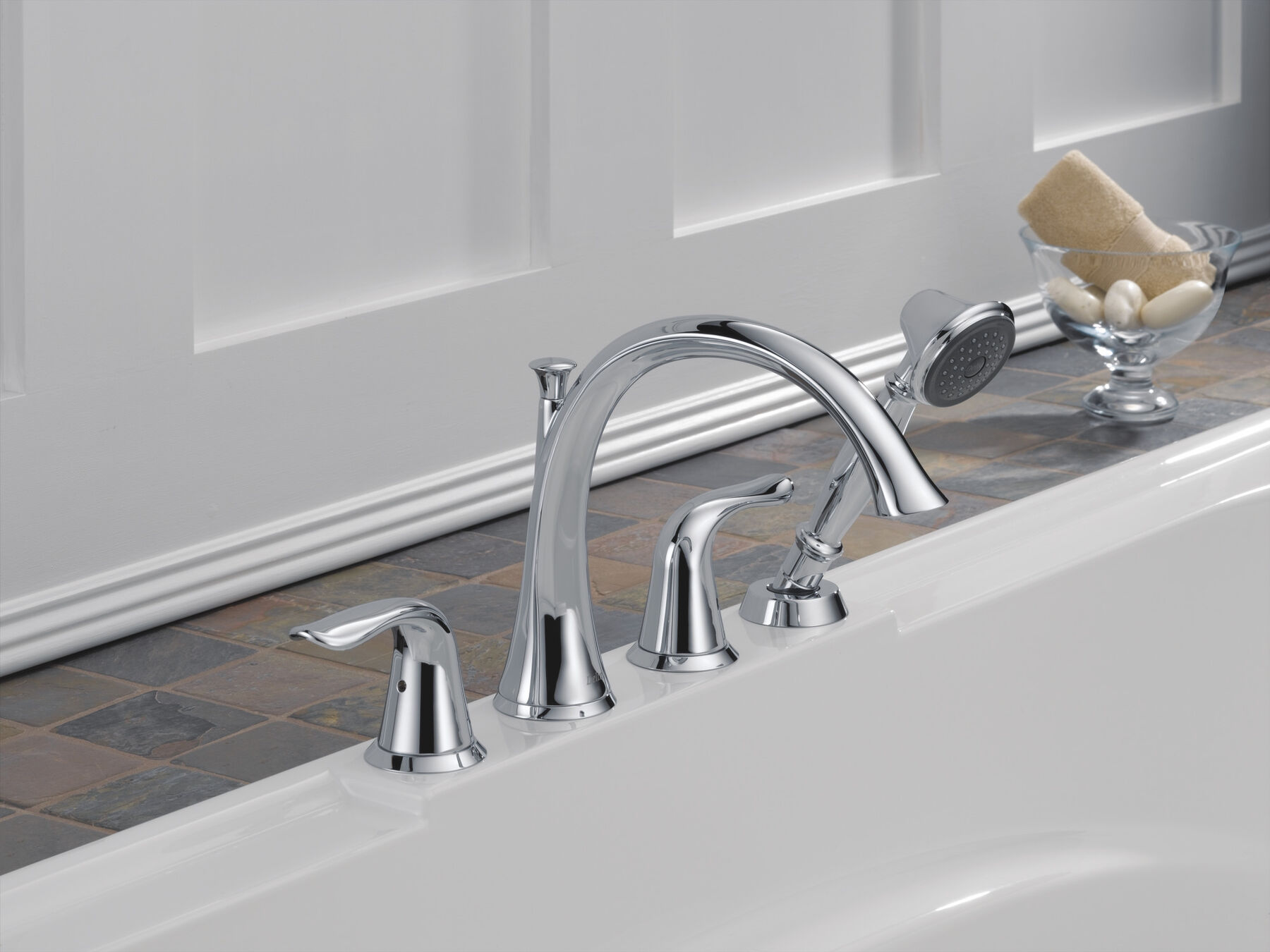 Roman Tub with Handshower Trim, image 2