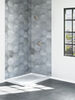 48”x34” Right Drain Corner Shower Base