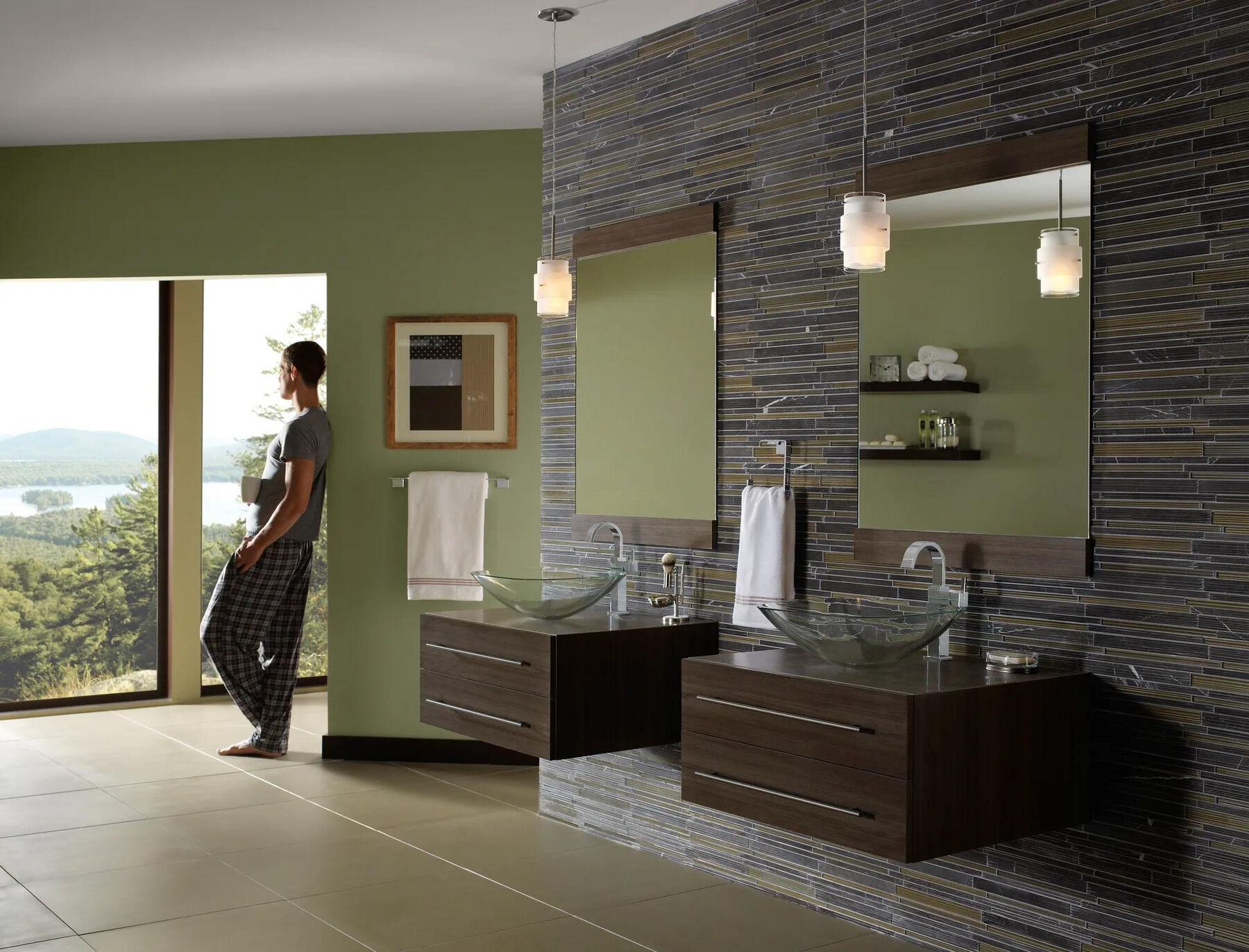Single Handle Vessel Bathroom Faucet
