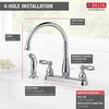 Two Handle Kitchen Faucet with Spray (Recertified)