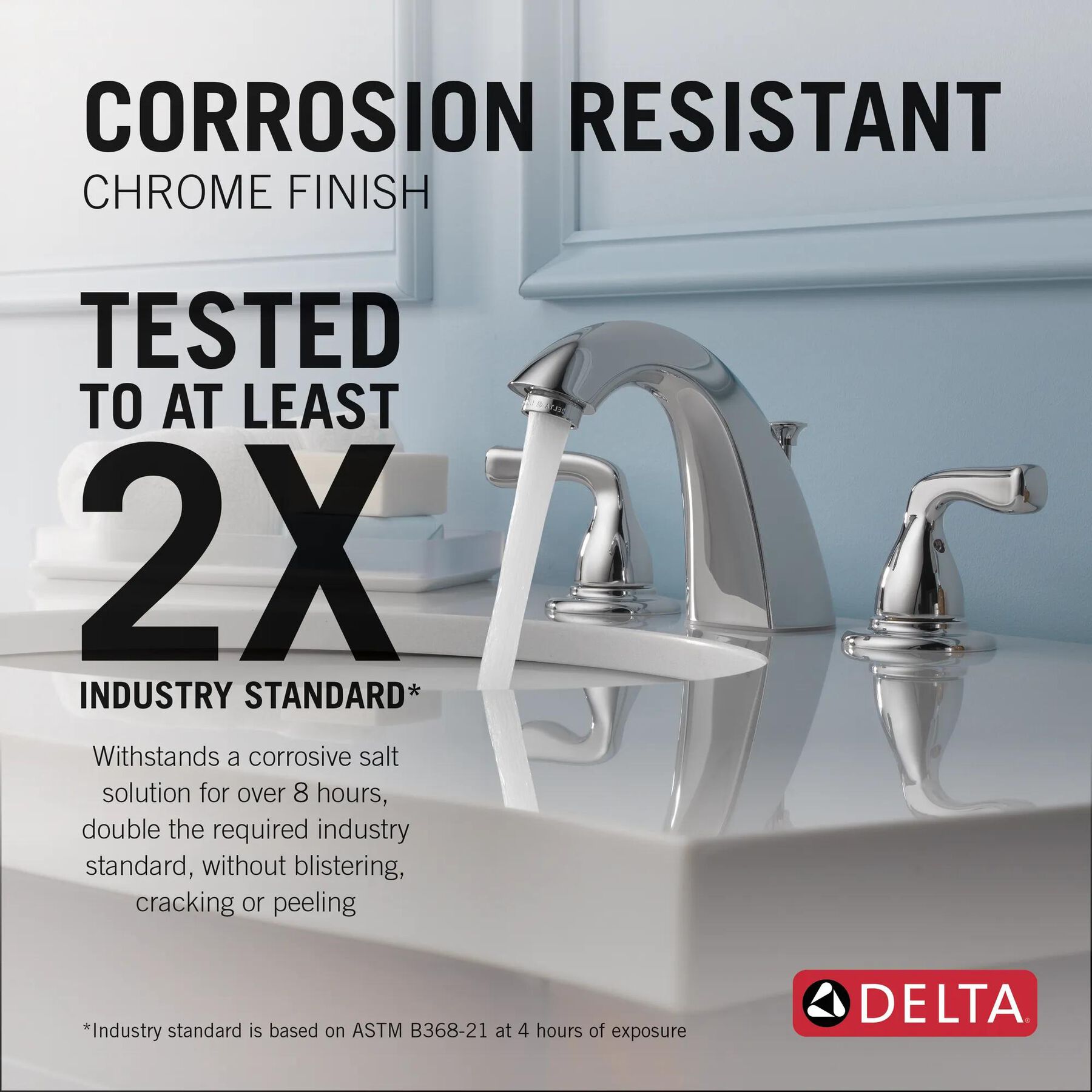 Two Handle Widespread Bathroom Faucet