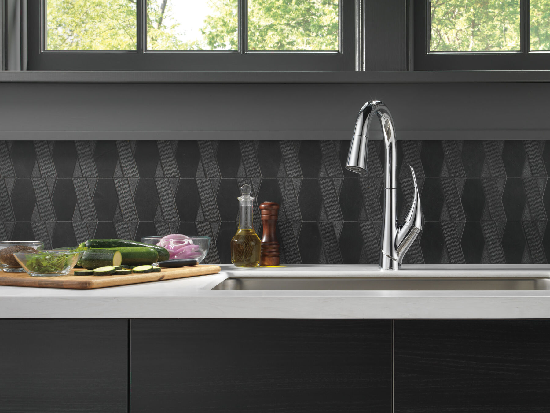 Single Handle Pull-Down Bar / Prep Faucet, image 6