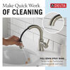 Single Handle Pull Down Bathroom Faucet (Recertified)