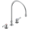 Two Handle 8 In Below Deck-Mount Faucet