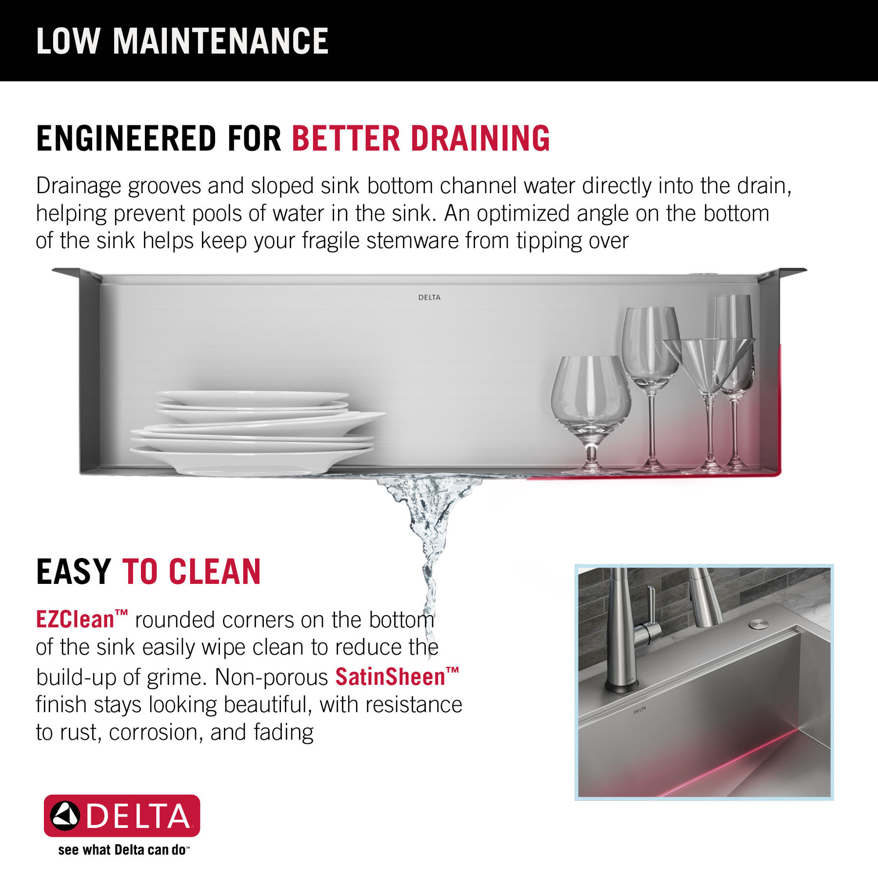 30” Workstation Kitchen Sink Drop-In Top Mount 16 Gauge Stainless Steel Single Bowl with WorkFlow™ Ledge and Accessories, image 7