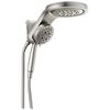 HydroRain® H<sub>2</sub>Okinetic® 5-Setting Two-in-One Shower Head (Recertified)