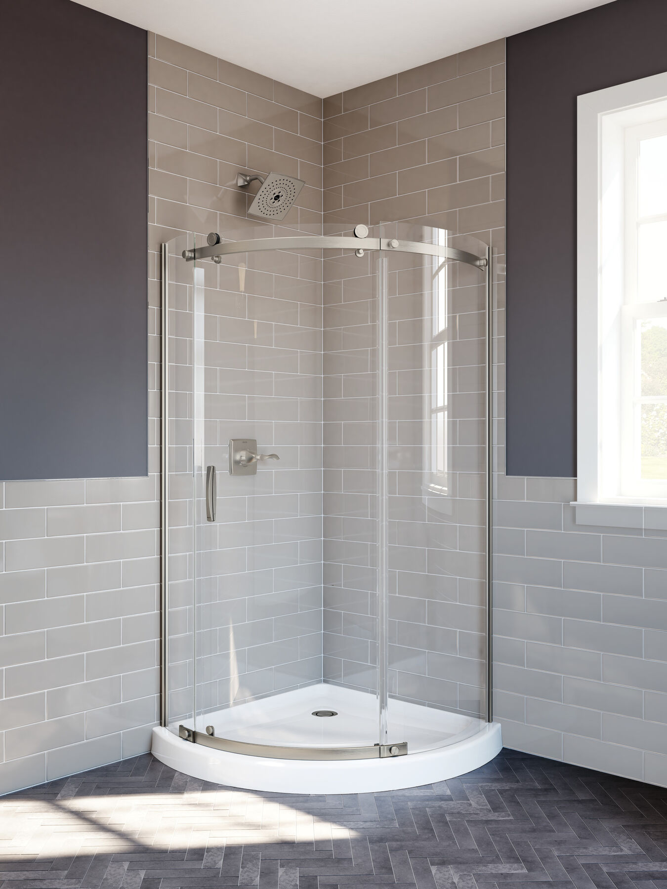 Round Corner Shower Enclosure, image 4