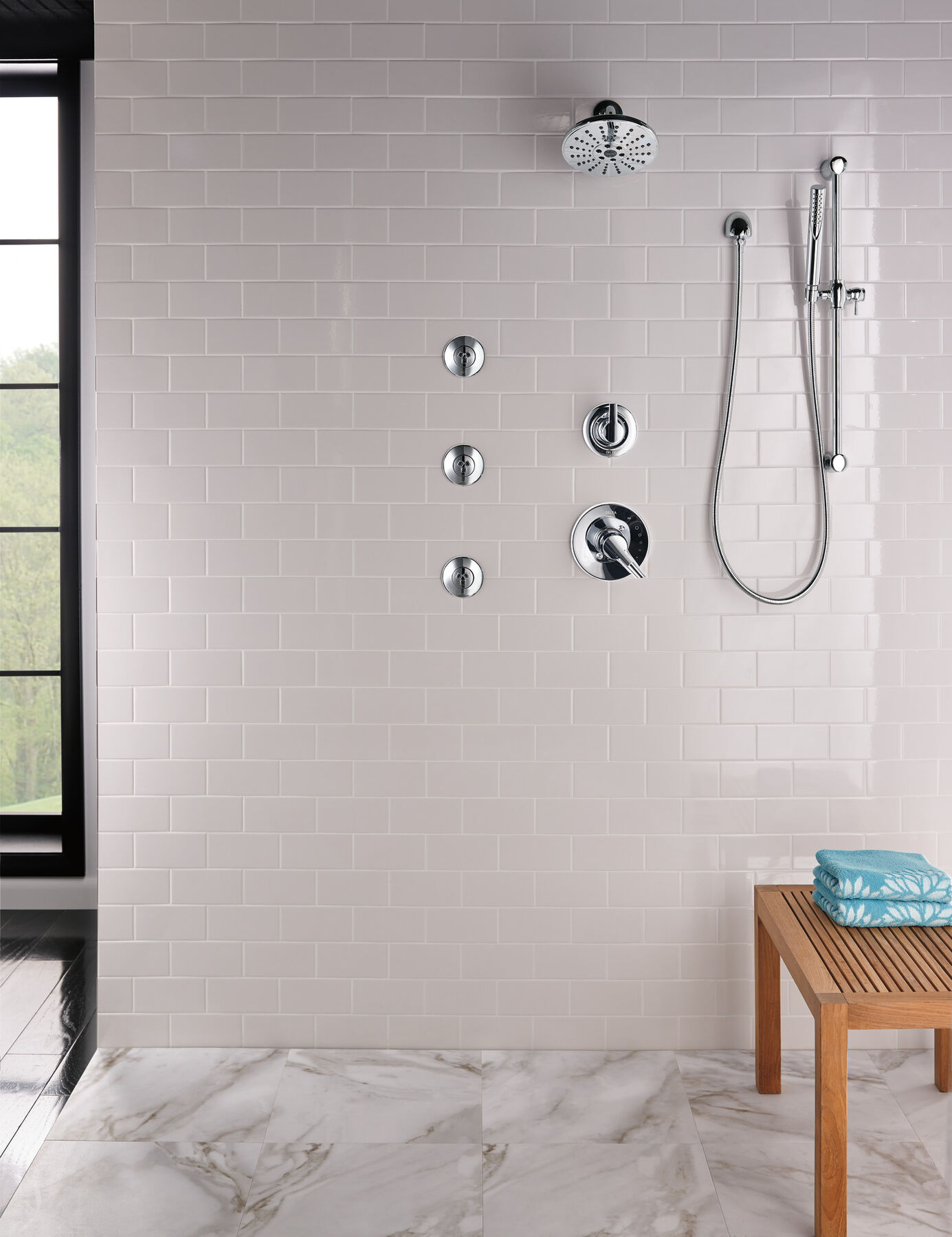 Premium Single-Setting Slide Bar Hand Shower, image 1