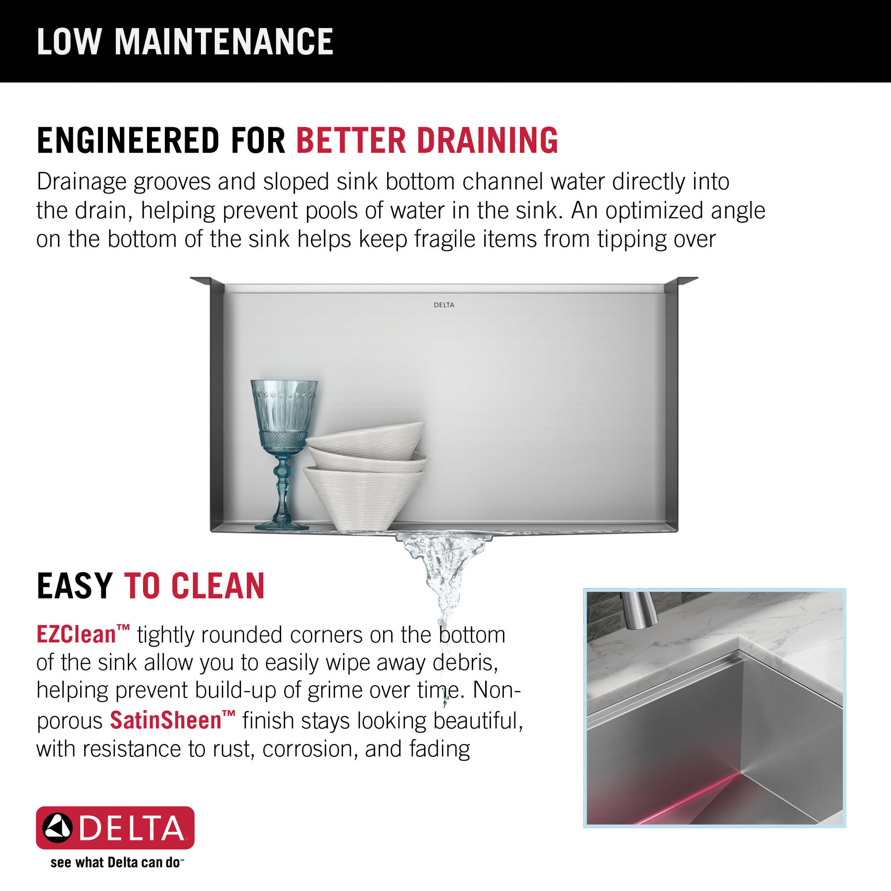 24” Workstation Undermount Single Bowl 16 Gauge Stainless Steel Laundry Utility Kitchen Sink with WorkFlow™ Ledge and Accessories, image 9