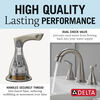 Two Handle Widespread Pull-Down Bathroom Faucet