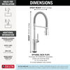 Touch2O® Technology Kitchen Faucet with Touchless Technology