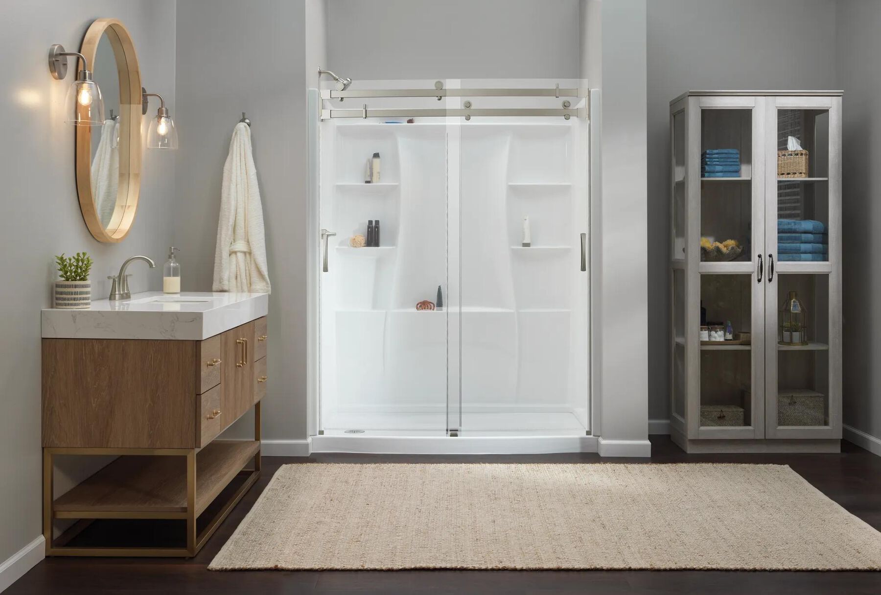 60"x32" Classic 500 Shower Wall