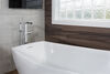 Single Handle Floor Mount Channel Spout Tub Filler Trim with Hand Shower