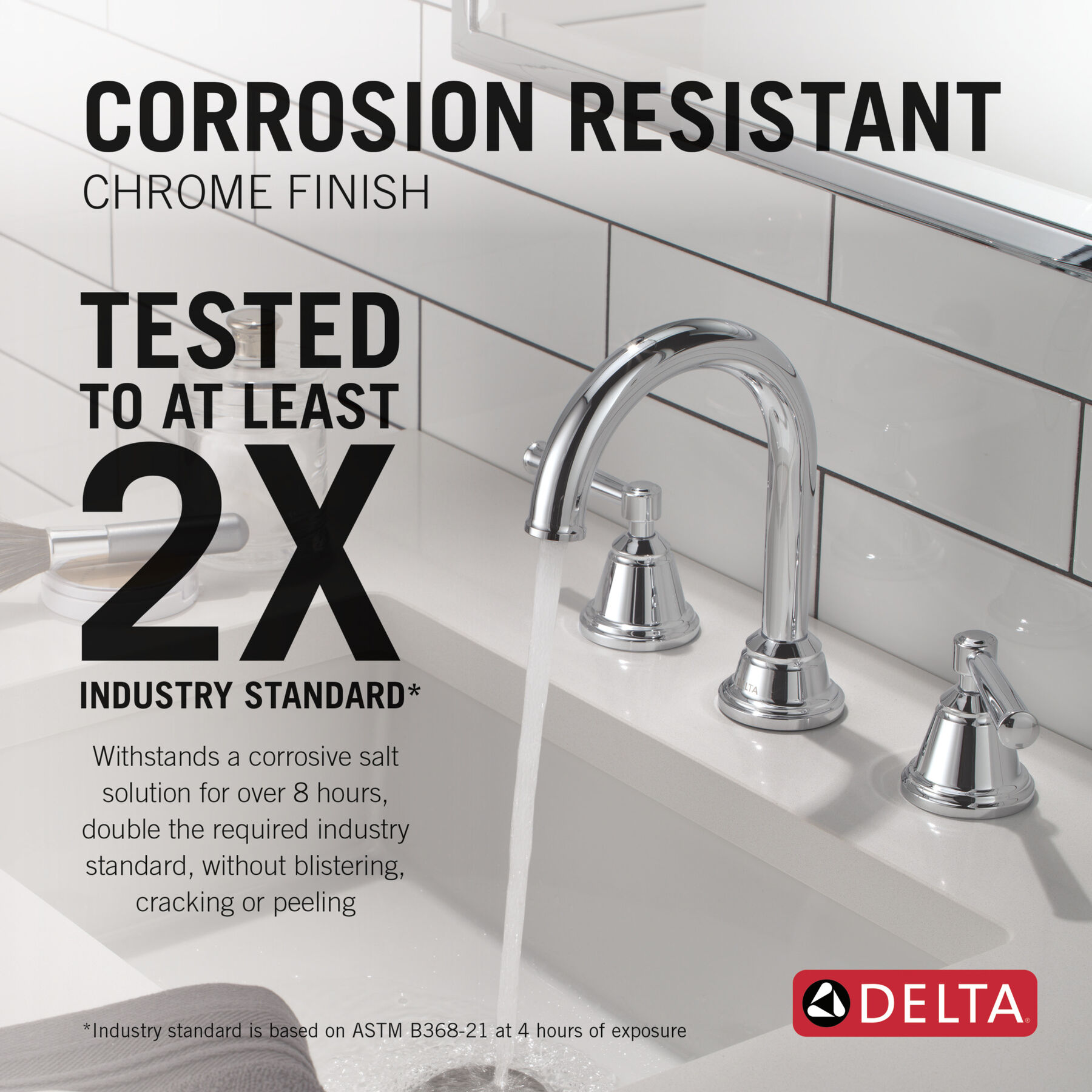 Two Handle Widespread Bathroom Faucet