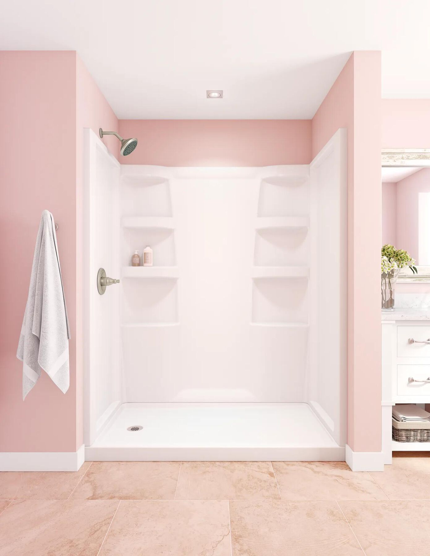ProCrylic 60 in. x 32 in. Shower Surround