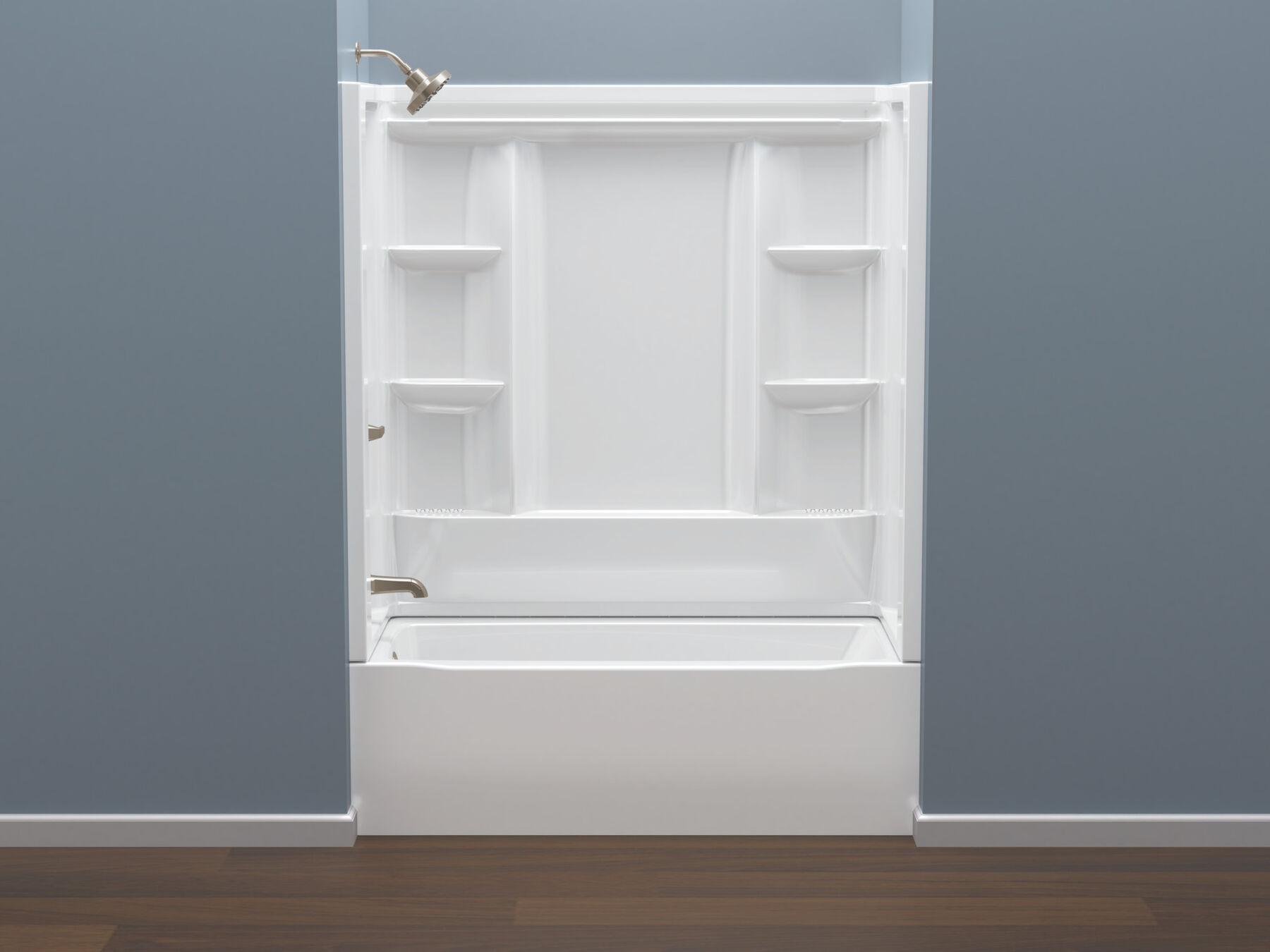 60x30 Alcove Bathtub, Wall Set, Trim and Drain Bundle - Left Drain, image 6