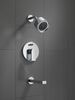 In-Wall Tub and Shower - Stick Handle; with 3-Setting Shower Head Ceramic Valve System