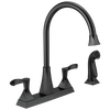 Two Handle Kitchen Faucet with Spray