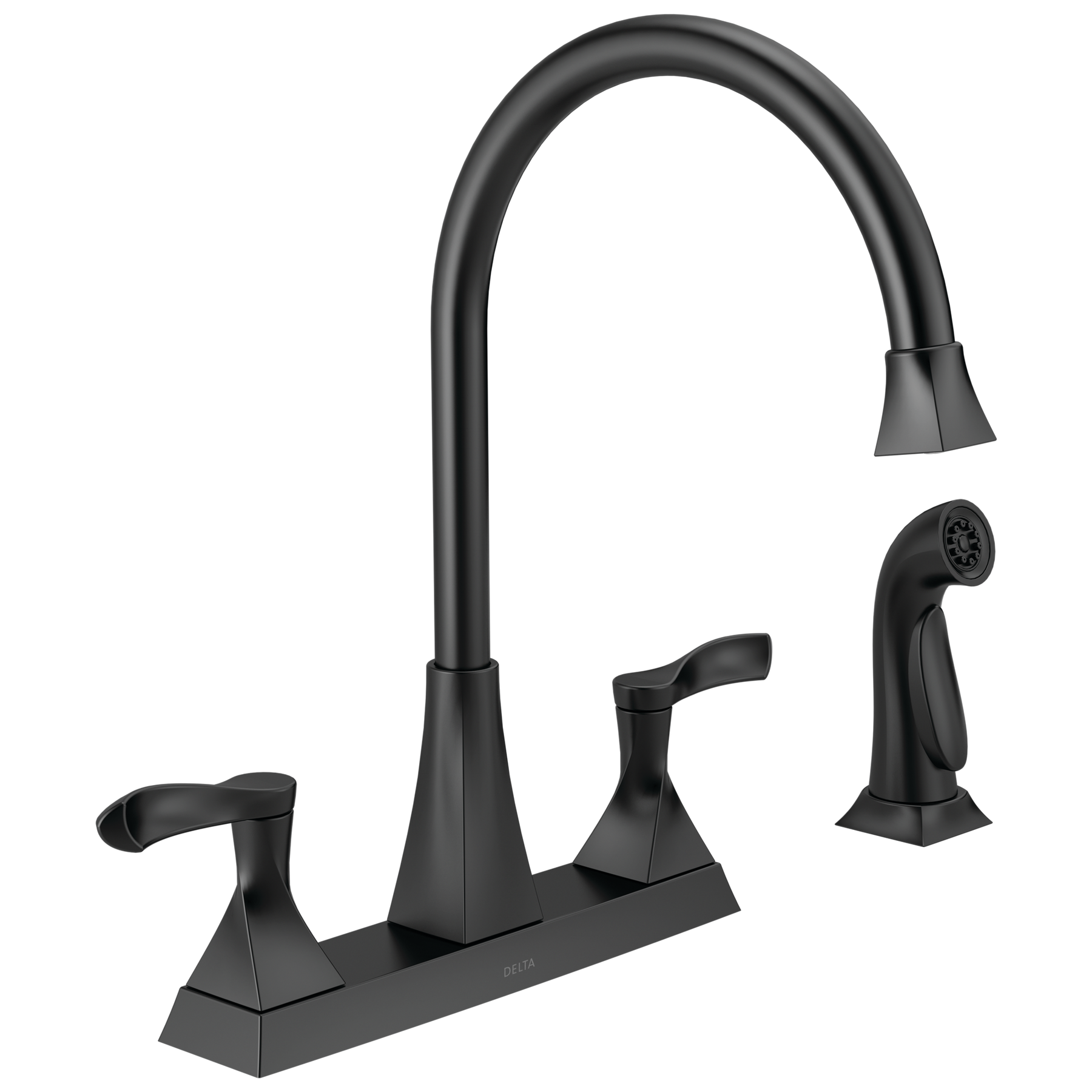 Two Handle Kitchen Faucet with Spray