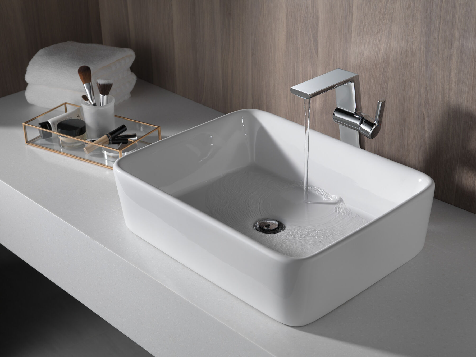 Single Handle Vessel Bathroom Faucet, image 7