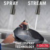 Single Handle Pull-Down Kitchen Faucet with Soap Dispenser and ShieldSpray® Technology