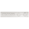 Modern High Flow Push Button Thermostatic Trim - 3 Outlet