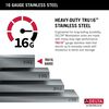 33&rdquo; Workstation Undermount&nbsp;Single Bowl&nbsp;16 Gauge Stainless Steel&nbsp;Farmhouse Apron Front Kitchen Sink&nbsp;with&nbsp;WorkFlow&trade; Ledge and Accessories