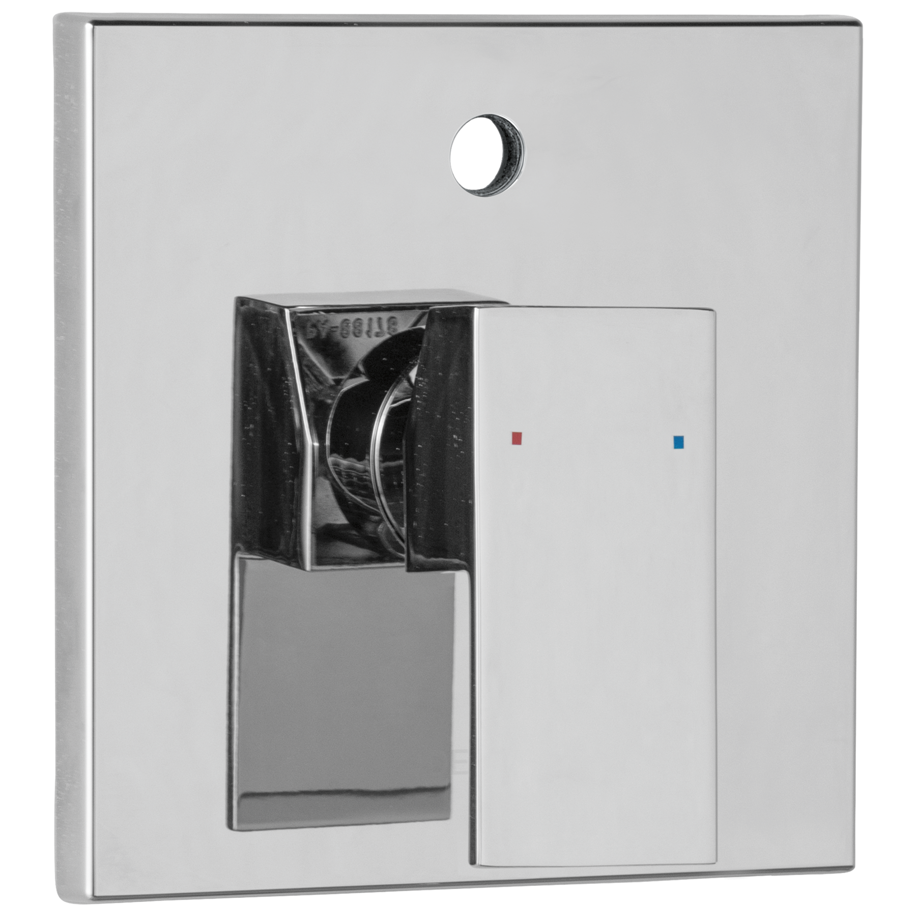 In wall Tub and Shower Trim with Push Button Diverter