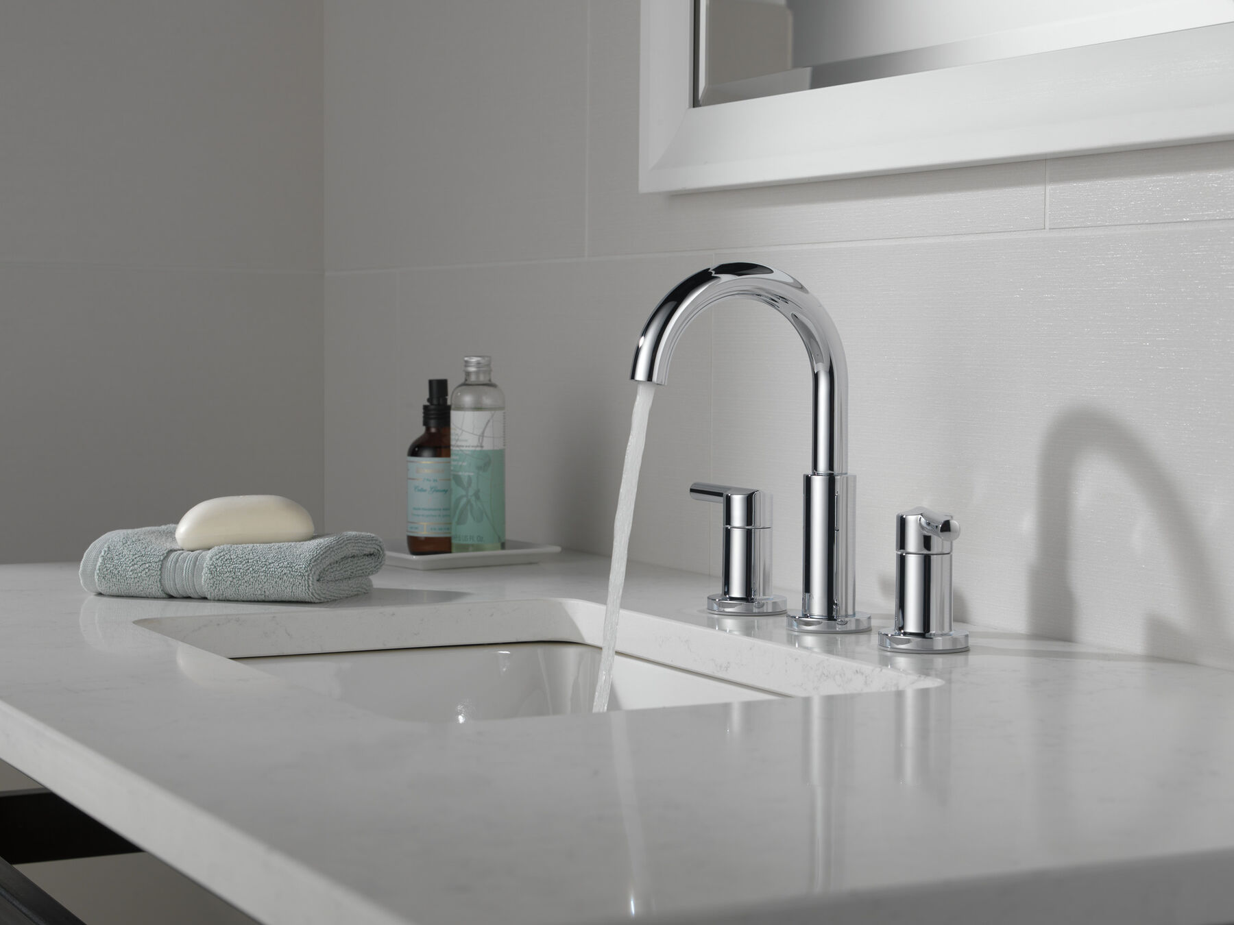 Two Handle Widespread Bathroom Faucet, image 3