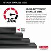 25&rdquo; Drop-In Top Mount&nbsp;16 Gauge Workstation Kitchen Sink Single Bowl&nbsp;with WorkFlow&trade; Ledge and Accessories