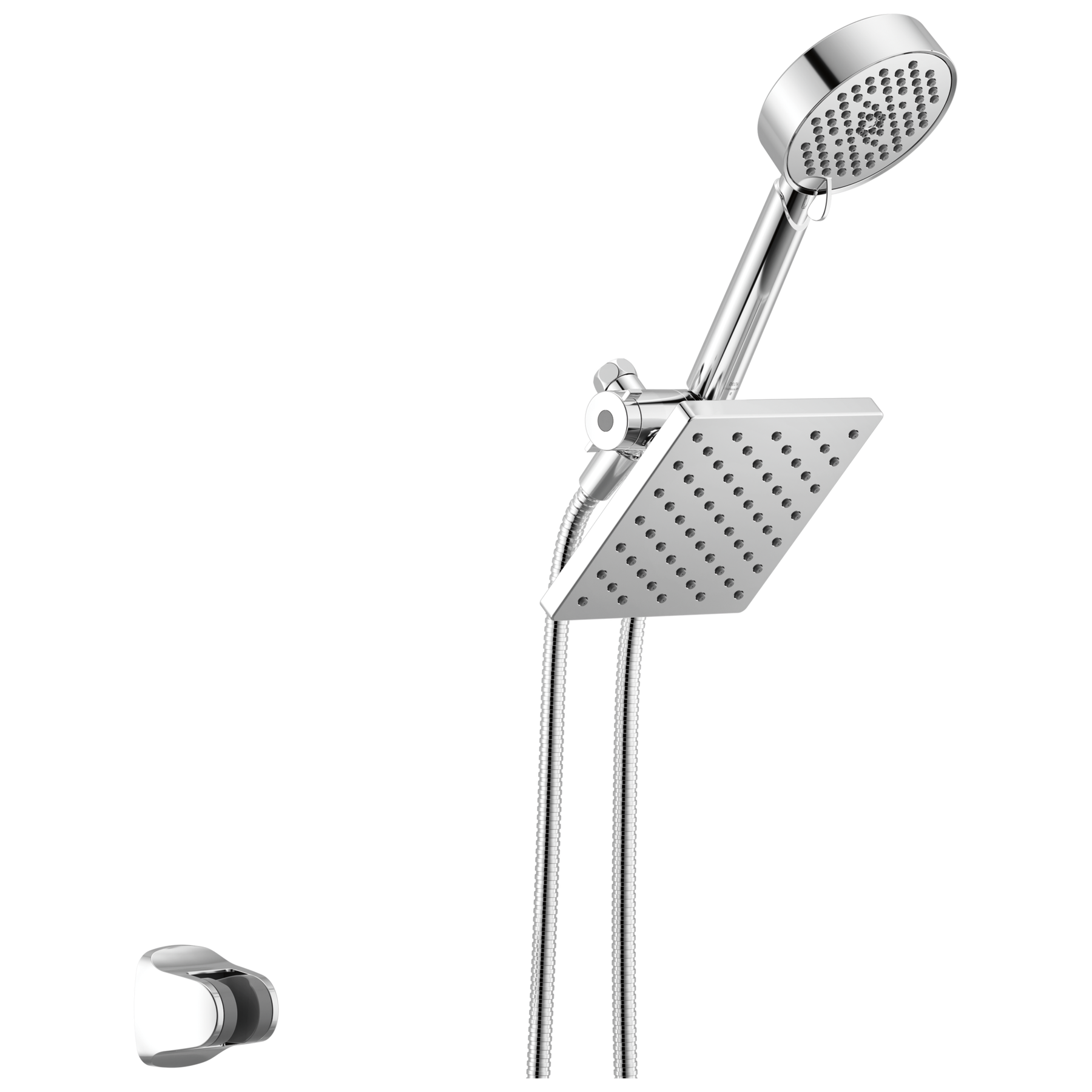 5-Setting Two-in-One Combination Shower with Additional Mount