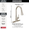 Single Handle Pull-Down Kitchen Faucet