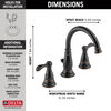 Two Handle Widespread Bathroom Faucet (Recertified)