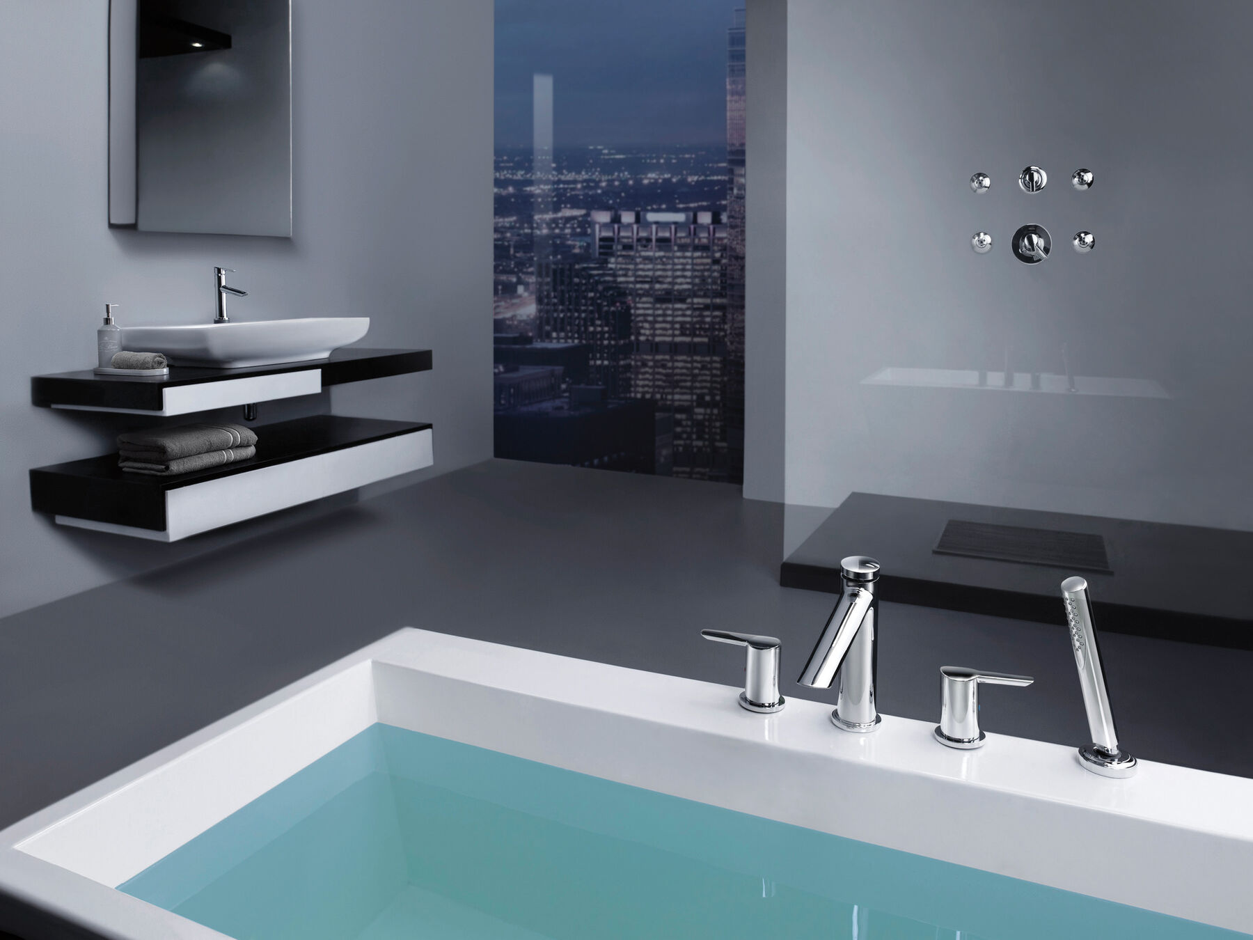 Single Handle Bathroom Faucet with Touch<sub>2</sub>O.xt® Technology, image 13