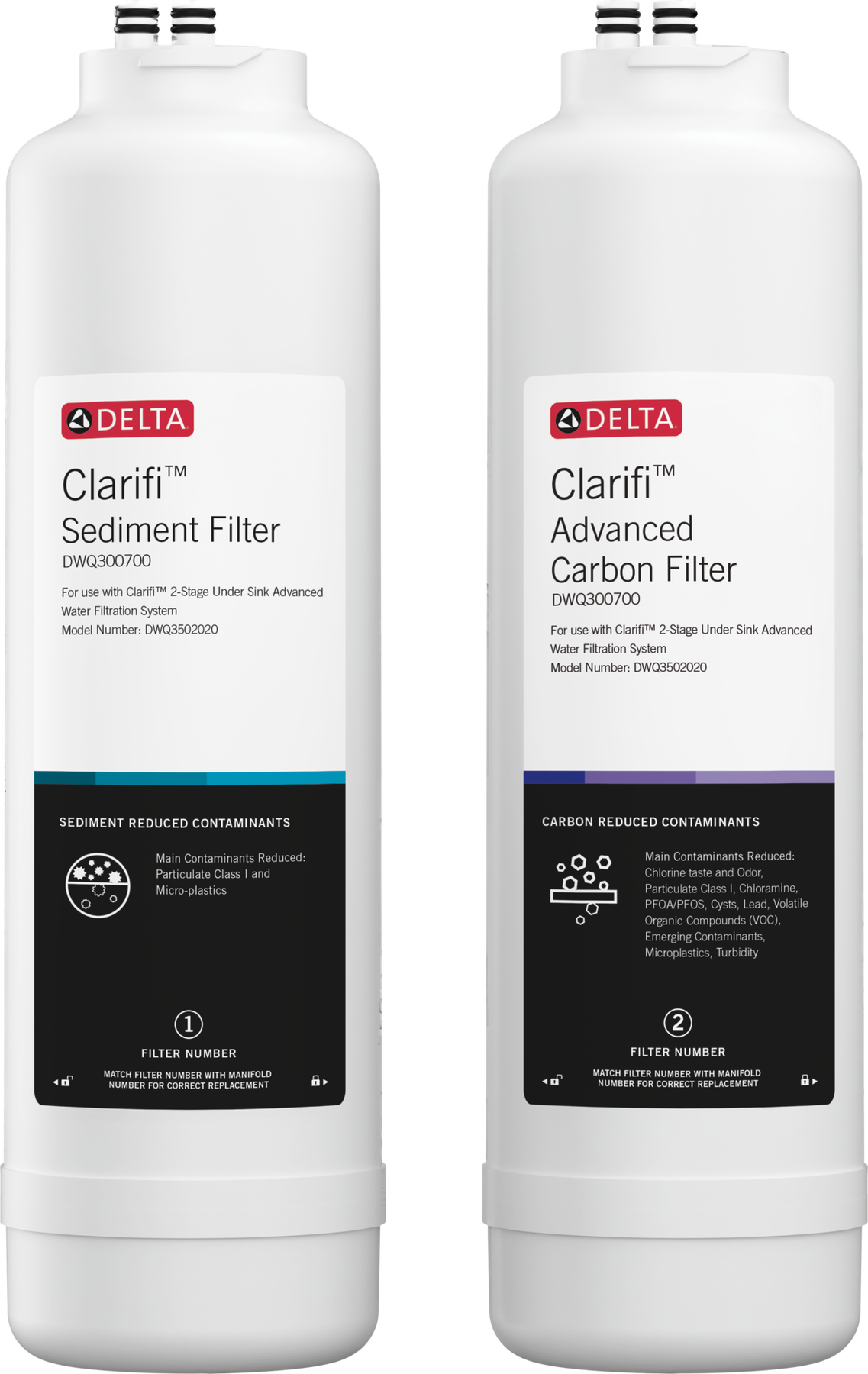 Sediment & Advanced Carbon Filter Replacement Pack, image 2