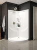 38'' Direct-to-Stud Corner Shower Wall Set