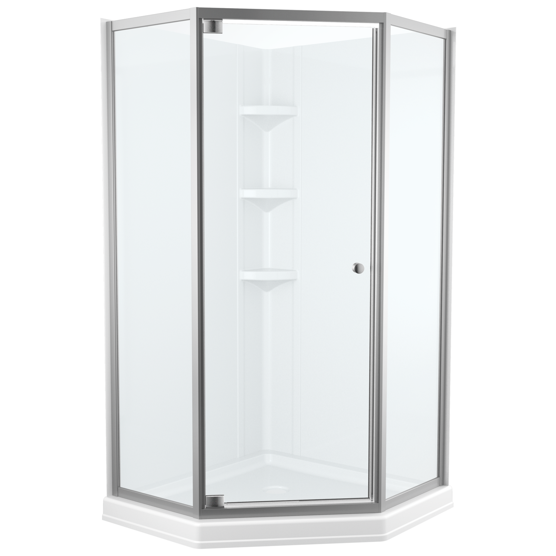38" Neo Angle Enclosure - Clear, image 5